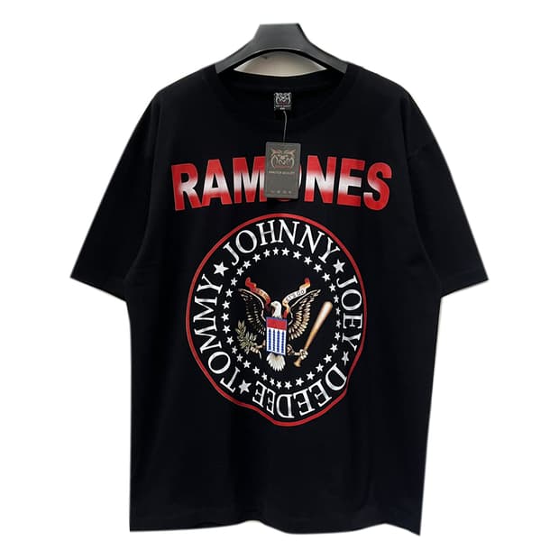 Rock Volution 락볼루션 데드스탁 라몬즈 밴드 반팔티 2XL