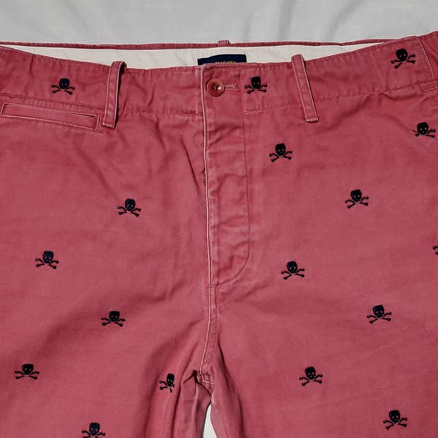 [31~32] 랄프로렌 럭비(Rugby) 스컬 자수 치노 팬츠
