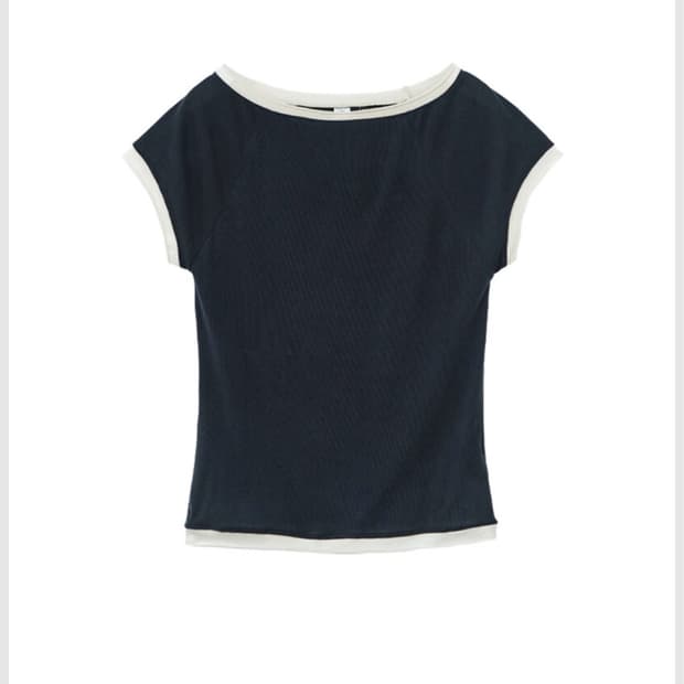 폴리테루 woman muted line t-shirt 
