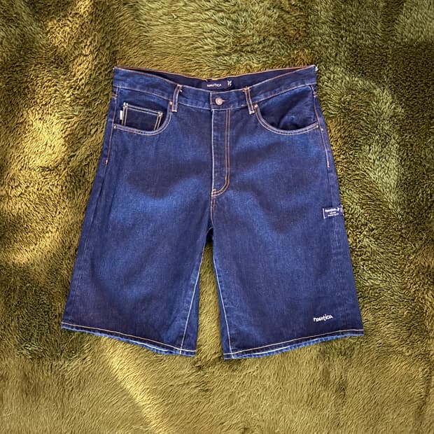 [XXL] Nautica 노티카 재팬 루즈 핏 데님 쇼츠 반바지 인디고