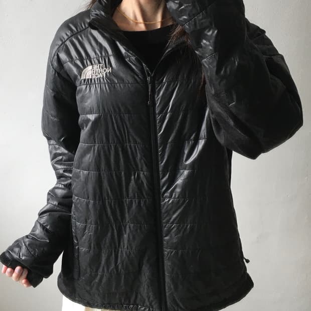 노스페이스 가슴로고 경량패딩