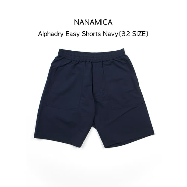 (새상품)NANAMICA 알파드라이 이지 쇼츠 네이비