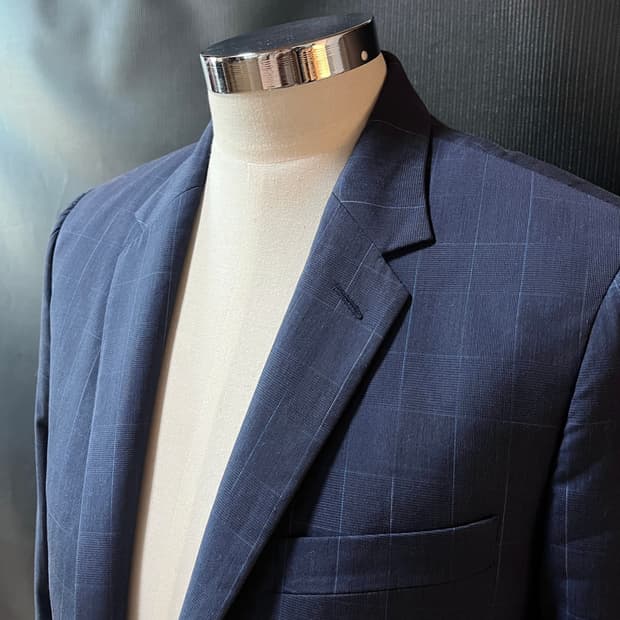 S) 폴 스미스 Made in Italy 윈도우페인 코튼 테일러드 자켓