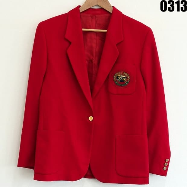 버버리 클래식 울 블레이저 자켓 S 0313 