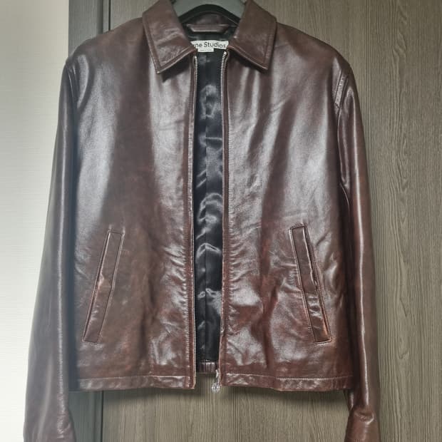 [44] 아크네스튜디오 램스킨 레더자켓
