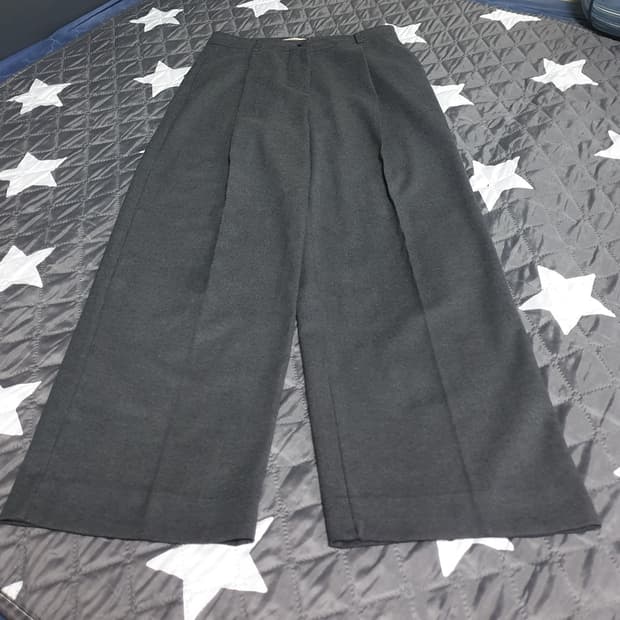 SIYAZU 혜비트윌 원턱 와이드 슬랙스 그레이 (M)