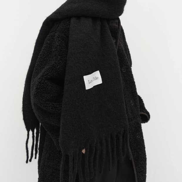 로우타이드 빅 라벨 머플러