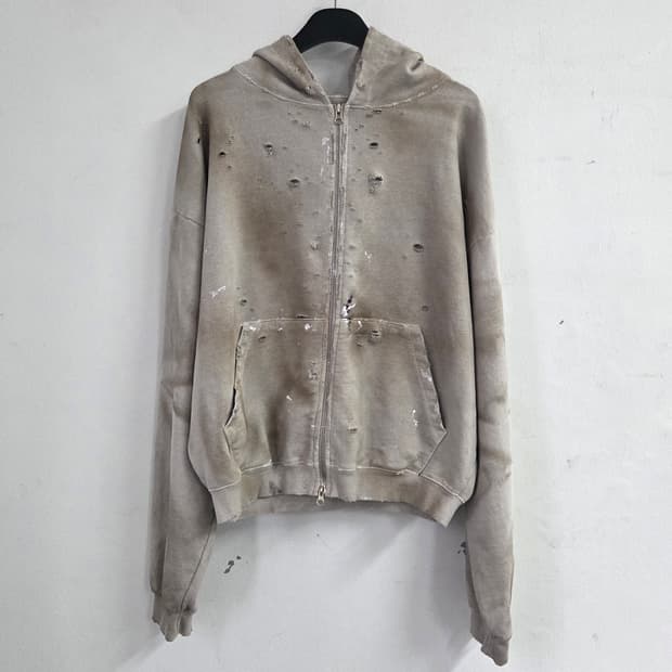 빈티지 다잉 후드집업