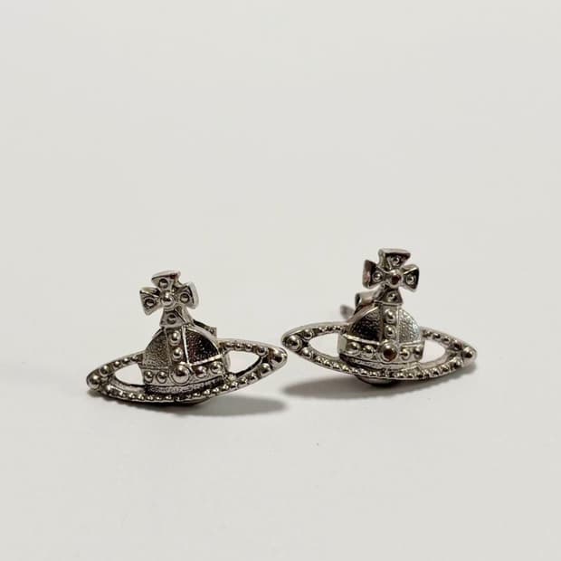 비비안웨스트우드 실버 피어싱 귀걸이 오사키 나나 나나깔 펑크갸루고스로리