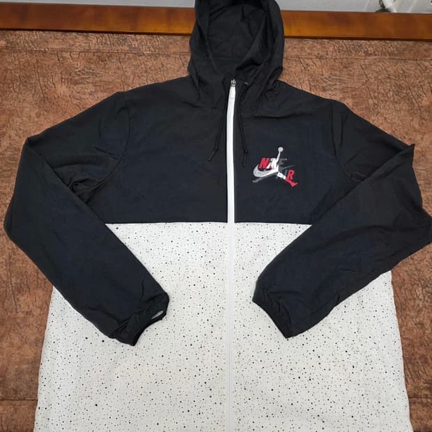 나이키 조던 점프맨 로고 바람막이 자켓 L