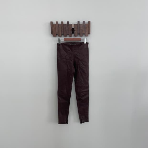 13fw 발렌시아가 레더 슬램 팬츠