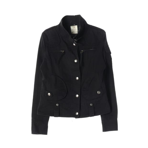 SHINE 블랙 포켓 유틸리티 자켓 F