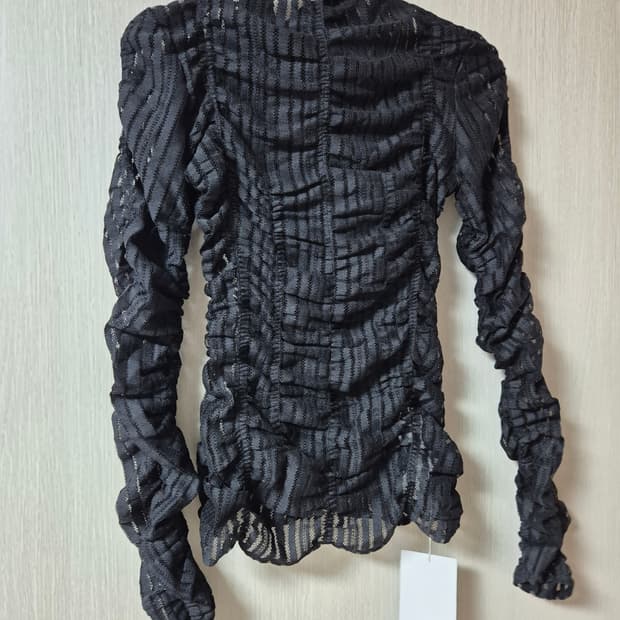 (새제품) EENK 잉크  top 잉크 시스루 탑  XS