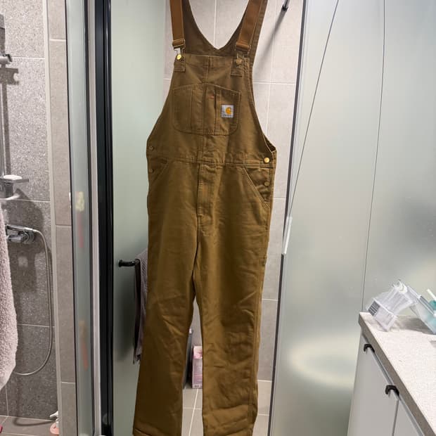 칼하트 BIB 오버올 멜빵바지 팝니다.