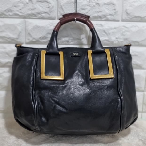 끌로에 아델 토트백 가죽가방