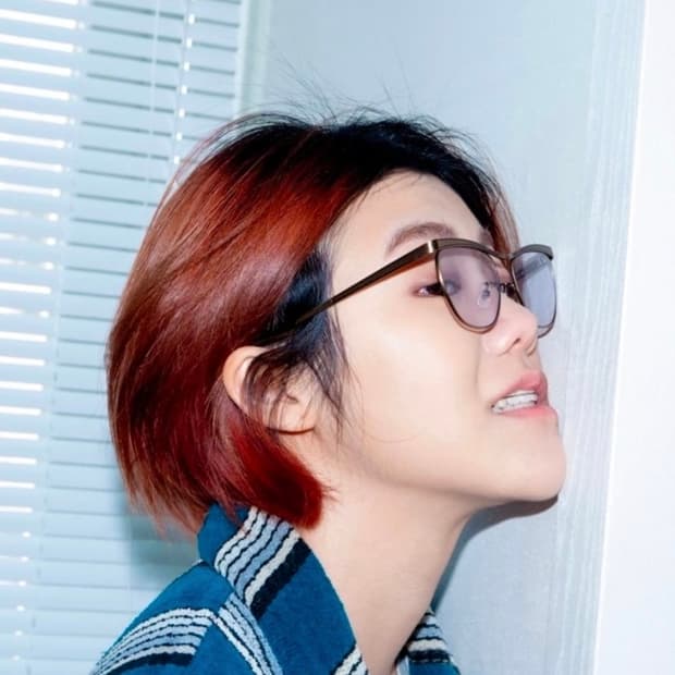 새소년 황소윤 x 오드아이 안경 한정판 블랙