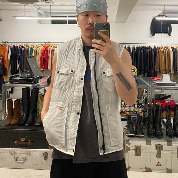 ARMANI EXCHANGE utility vest 알마니 유틸리티