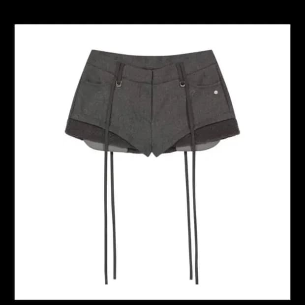 오호스 마이크로 울 쇼츠 그레이