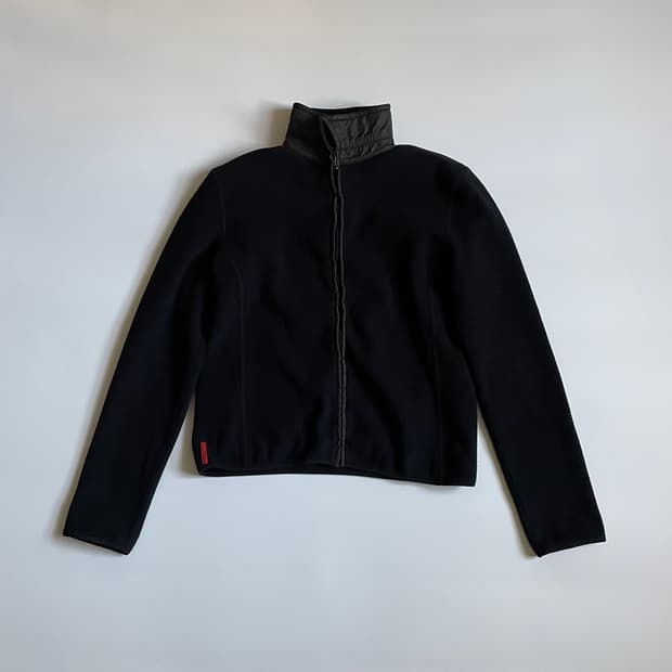 PRADA 프라다 스포츠 집업 후리스