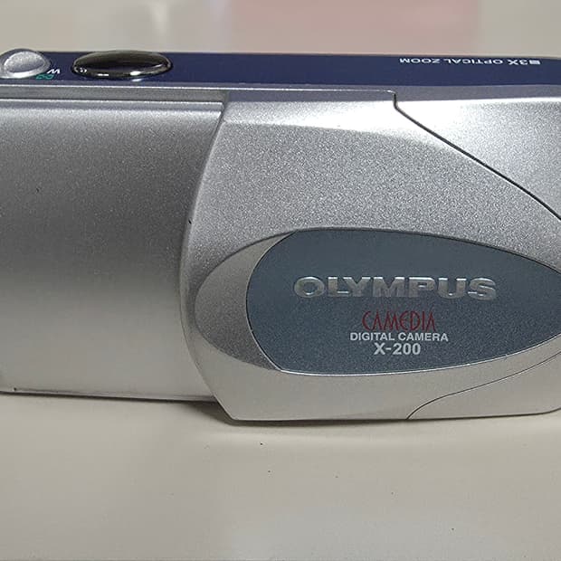 올림푸스 카메디아 X-200 빈티지 디지털카메라