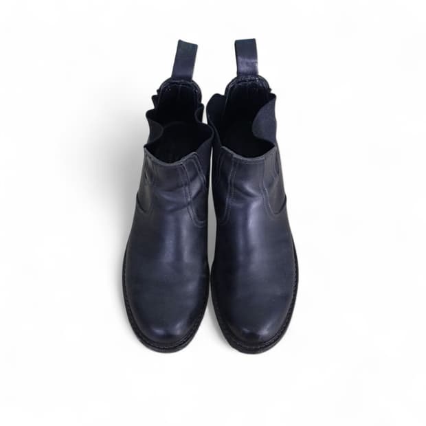 꼼데가르송 가죽 사이드 고어 부츠