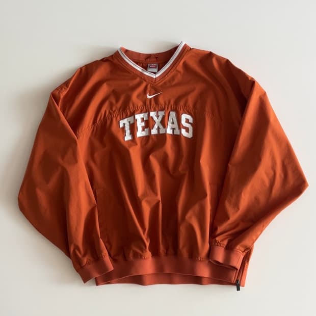 나이키 팀 텍사스 롱혼스 V넥 웜업 XXL