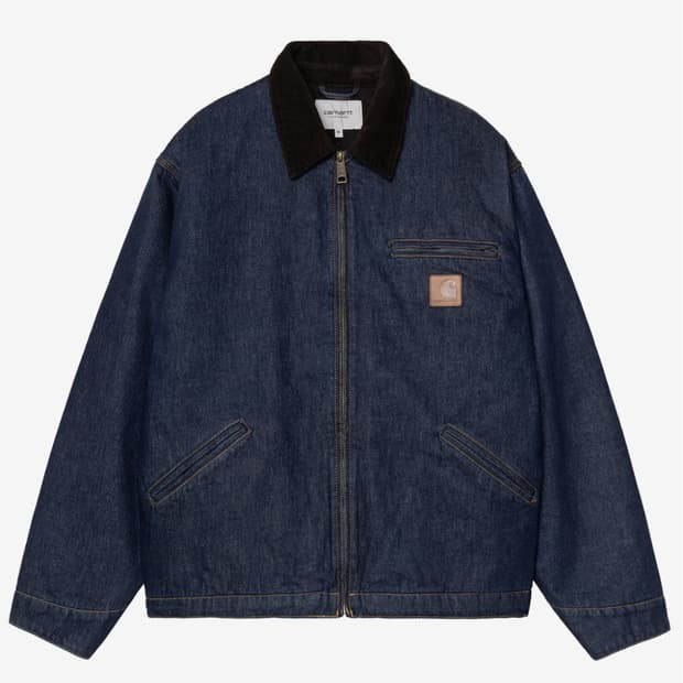 칼하트 디트로이트 자켓 블루 블랙