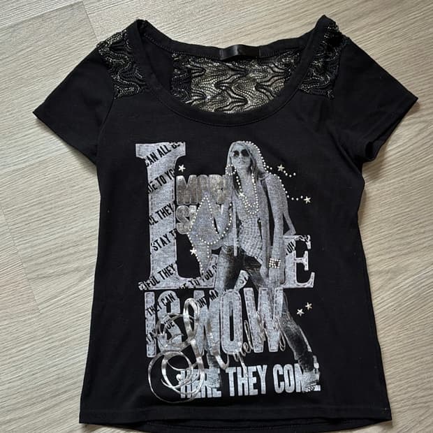 back detail ribbon T shirt