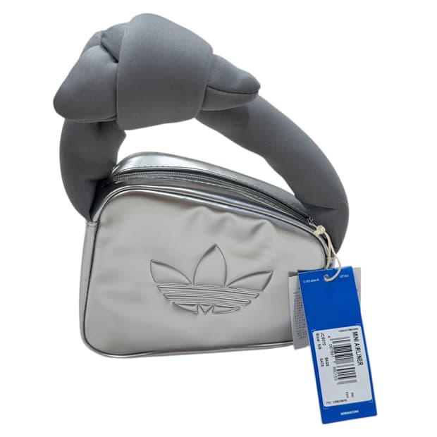 아디다스 오리지널 미니 에어라이어 실버 가방