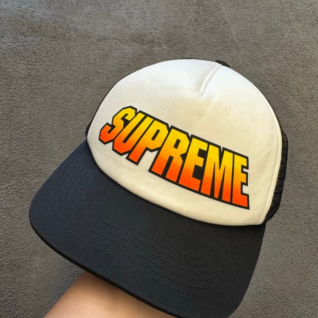 슈프림 마블 메쉬 캡 처분 