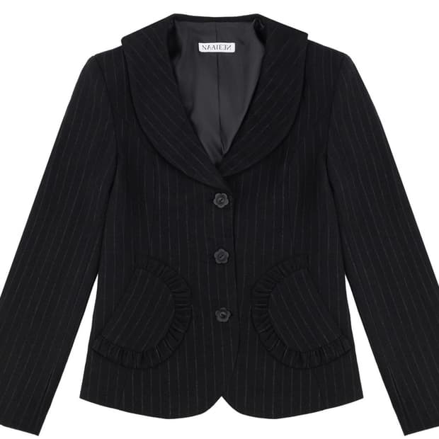 나이엔 Naaieen 스트라이프 세일러 자켓