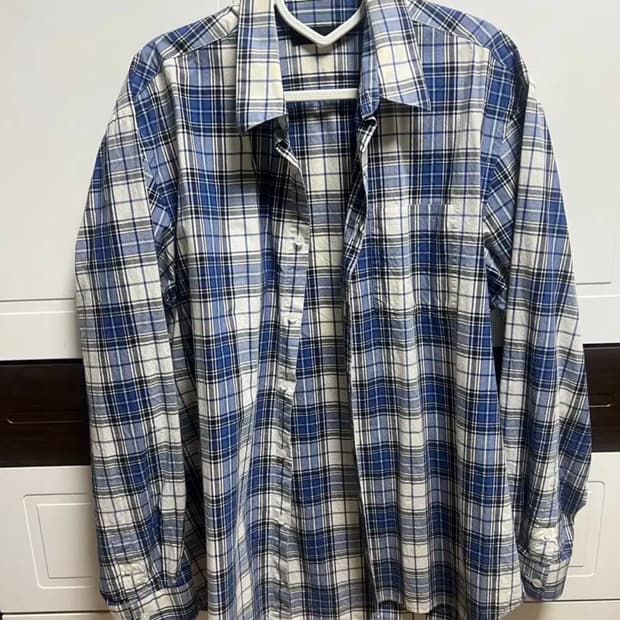 MNGU/블루 체크셔츠/M