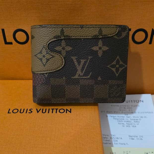 [새상품급,풀구성]25ss 루이비통 니고 퍼렐 반지갑
