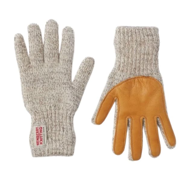 뉴베리니팅 사슴 울 장갑 오트밀 SM