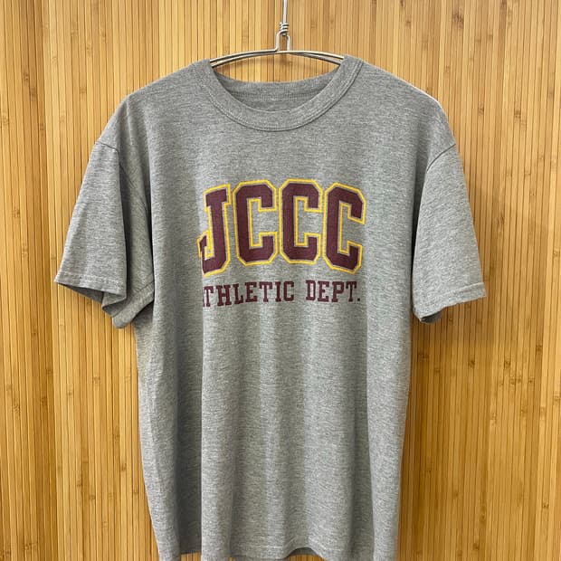 USA 빈티지 JCCC 대학 멜란지그레이 반팔티 판매