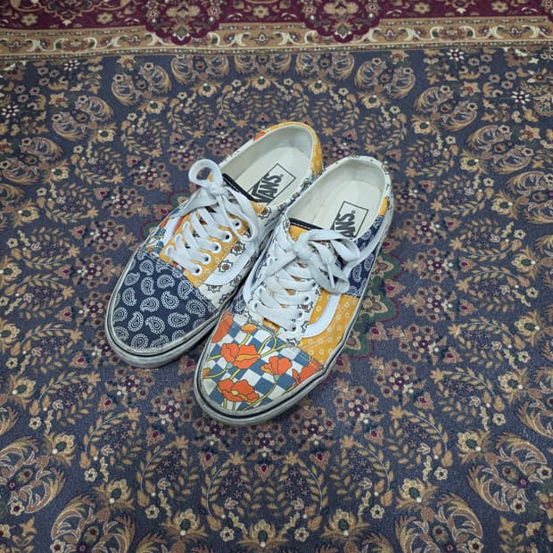 VANS 올드스쿨 뮬 패턴믹스 255