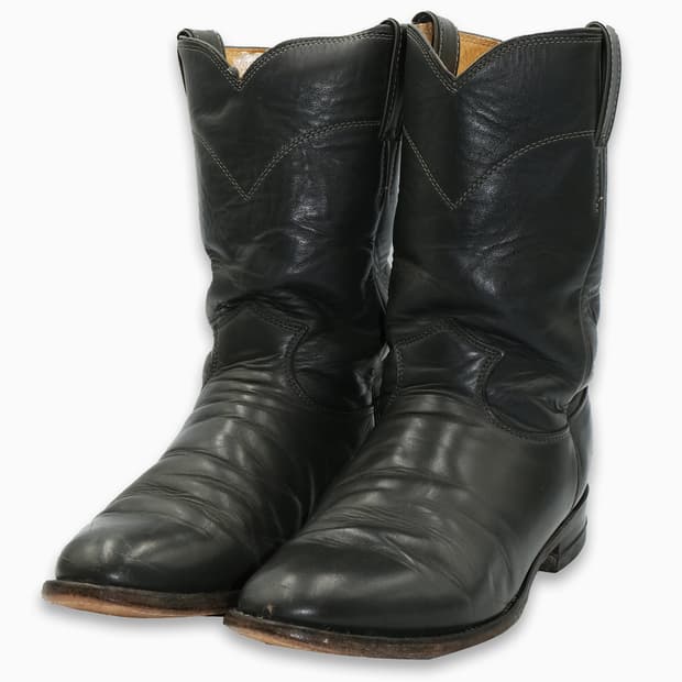 빈티지 저스틴 웨스턴 레더 부츠 8.5D(260-265)사이즈 BT265