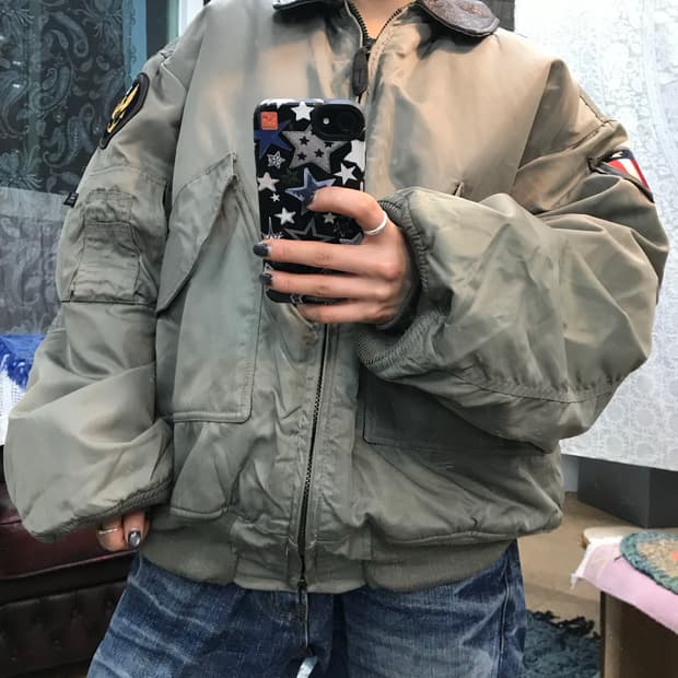 medeco 메데코 마원 기모 항공자켓 