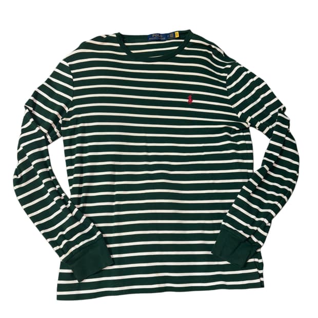 폴로 랄프 로렌 스트라이프 롱 슬리브 