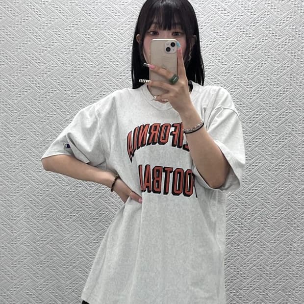 챔피온 캐주얼 빈티지 캘리포니아 풋볼 반팔티 XL C13054