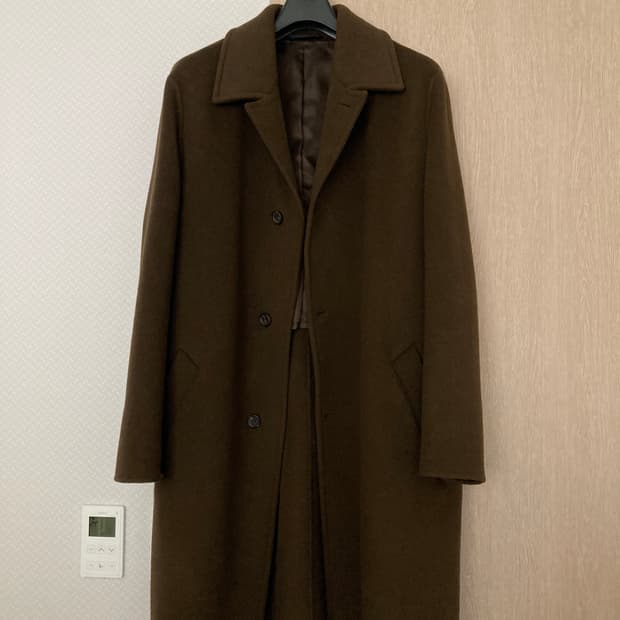 에피그램 울캐시 브라운/카키 핸드메이드 코트 L(100)