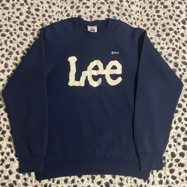 USA 빈티지 90s Lee 리 네이비 스웻셔츠 M 95