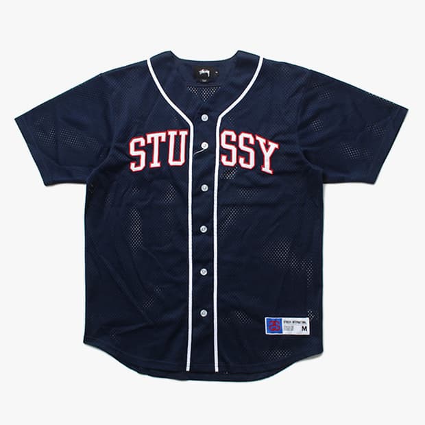 STUSSY Navy Game Jersey