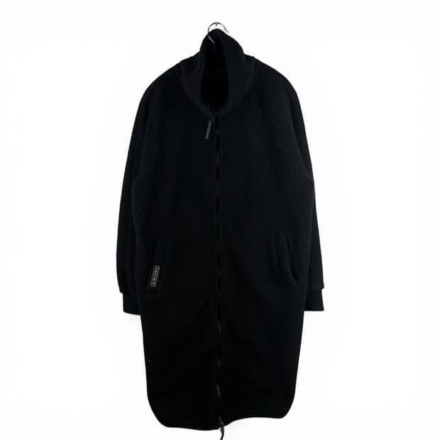 F) 젝시믹스 양털 셰르파 롱 자켓 블랙