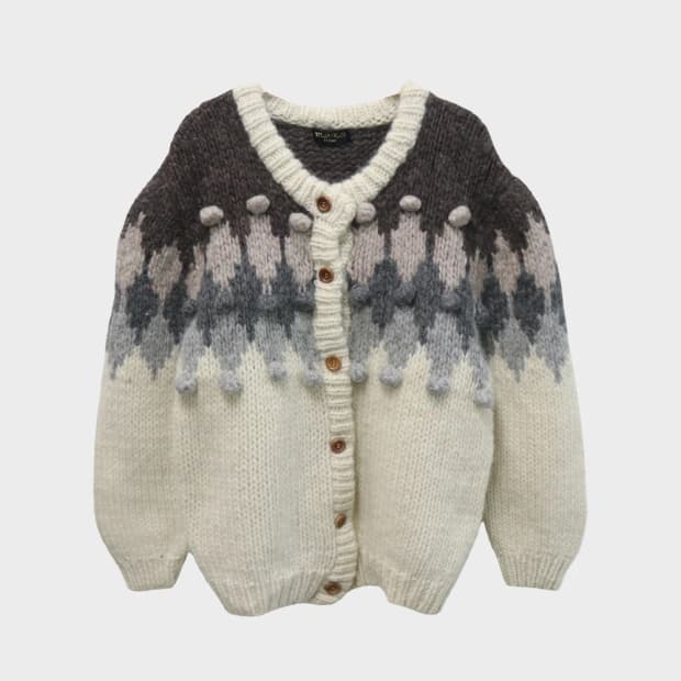 MODA MAGLIA 코위찬 폼폼 울 가디건 59347