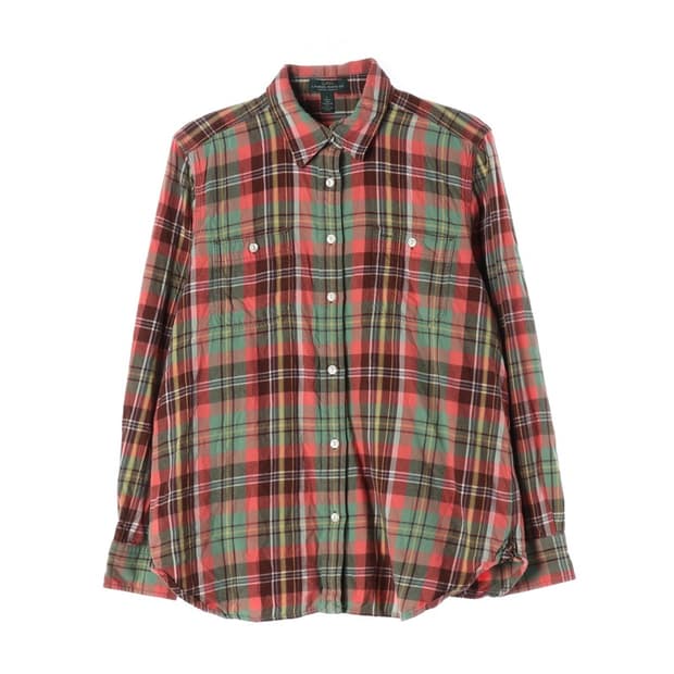 로렌 진스 랄프로렌 빈티지 체크 셔츠 L