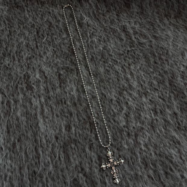 Cross necklace / 십자가 볼체인 키링 빈티지 써지컬 목걸이