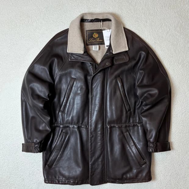 로로피아나 100%양가죽 캐시미어 아이서 자켓 PN6651