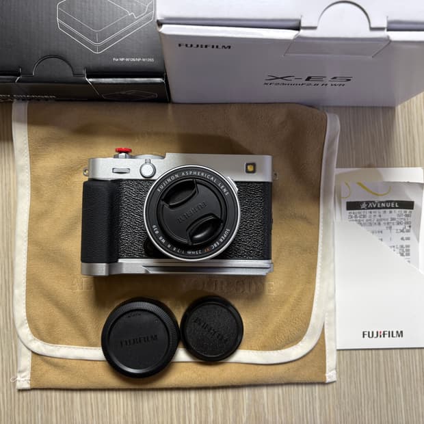 후지필름 x-e5 렌즈킷 실버 