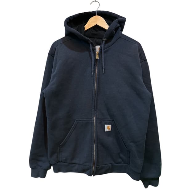 칼하트 써멀 후드 집업 네이비